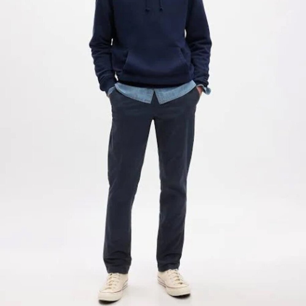 GAP Men’s Khaki Slim Fit Pants Navy Blue Size 31x32